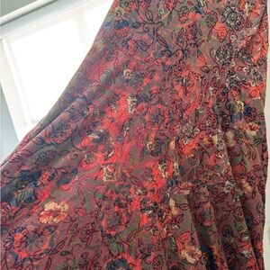 Interesting Pattern sleeveless dress. Long